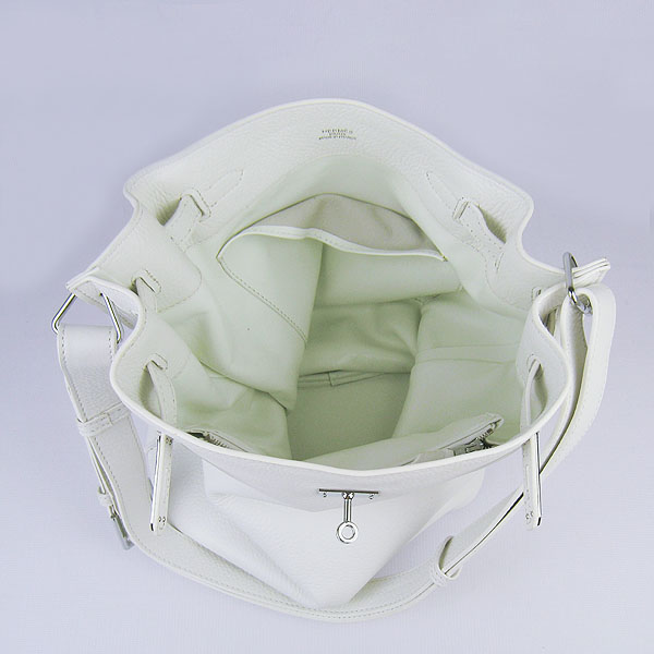 Replica Hermes Jypsiere 34 Togo Leather Messenger Bag White H2804 - 1:1 Copy - Click Image to Close